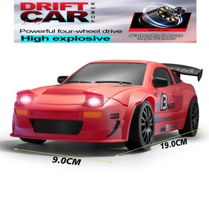 KK <strong>New</strong> 2.4G 4WD High-Speed Drift Racing Car USB Cable Rechargeable Remote Control Toy Vehicle for Kids Fast Racing <strong>Bright</strong> - Product Image 5