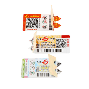 Etiquetas adhesivas de código de barras de seguridad Variable, sistema de búsqueda de enlace, antifalso, troquelado, autoadhesivo, etiqueta de código Qr personalizada - Product Image 3