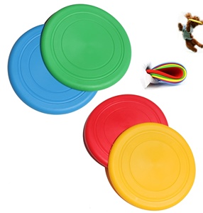 ペットの犬のトレーニングソフトフリスビーおもちゃフライングディスクフェッチTPR楽しいおもちゃ - Product Image 1
