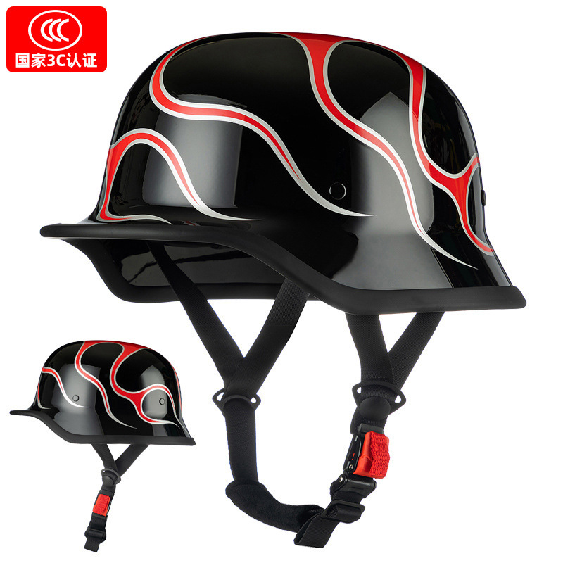 Black red fire