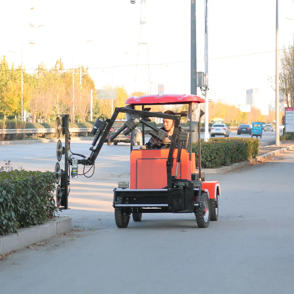 Straßen schneider für die Forst frucht industrie Hangs ch neider Selbst fahrende elektrische Hecken schere