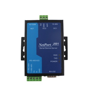 Modbus J001 RS232 RS485 RS422, convertidor de protocolo a ethernet tcp ip RJ45