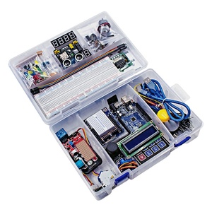 Das LAFVIN Super Learning Kit enthält ch340g r3 , Bread board , SG90 , 1602 IIC , Jumper Wire mit Tutorial für Arduino UNO SET R3