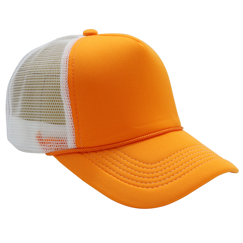 Orange+white mesh