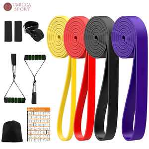 Juego de ejercicios para el hogar, bandas de resistencia elásticas de látex para entrenamiento, estiramiento y entrenamiento, Material TPE - Product Image 2