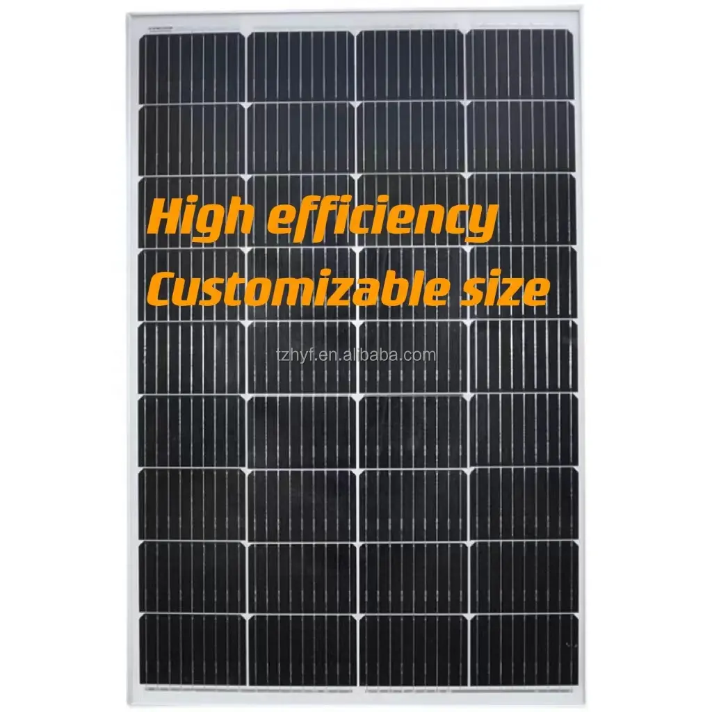 다결정 및 단결정 실리콘 맞춤형 모노 폴리 Pv 태양 전지 패널 Huayang