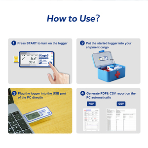 PDF &amp; CSV One Time Use USB <strong>Temperature</strong> &amp;humidity <strong>Data</strong> <strong>Logger</strong> <strong>With</strong> Display Waterproof <strong>Temperature</strong> <strong>Data</strong> <strong>Logger</strong> - Product Image 6