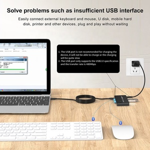 Xpup 4K 60Hz 8K 30Hz KVM交换机USB-C In Displayport 1.4 USB 2.0输出坞站2端口USB C KVM交换机Displayport - Product Image 6