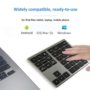 2.4G Bluetooth Numpad Ultra-sottile Wireless Numpad USB ricaricabile tastierino numerico K35 per la tastiera digitale finestra Android IOS