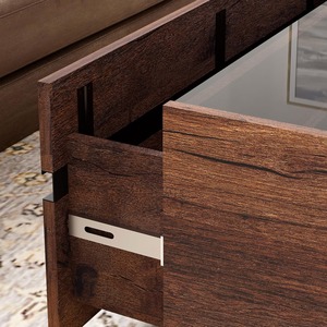 Modern Durable Wooden Coffee Table Square <strong>Center</strong> Table Entertainment <strong>Center</strong> with 4 Storage Drawers for Living Room - Product Image 4