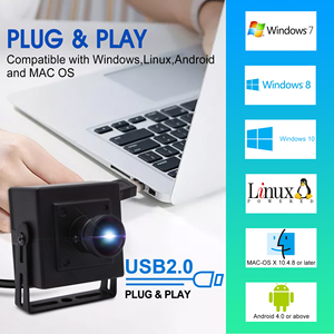 Cámara USB ELP de 8MP para ordenador, cámara de PC gran angular, lente ojo de pez de 170 grados, Mini Cámara CCTV DE SEGURIDAD USB para Raspberry Pi - Product Image 3