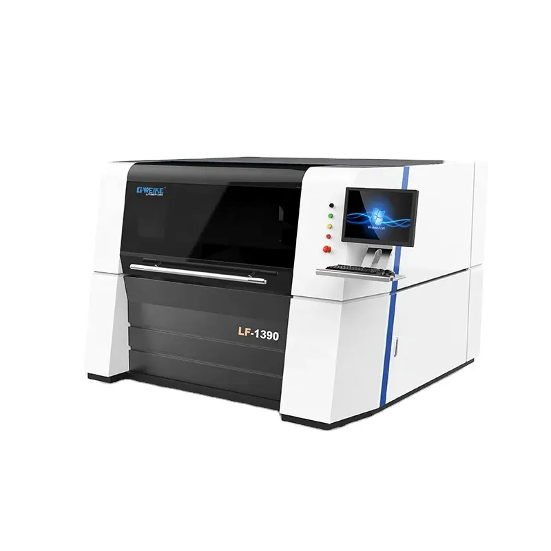 Gweike precision 500w 1000W LF1390 mini precision aluminum fiber laser cutting machine price