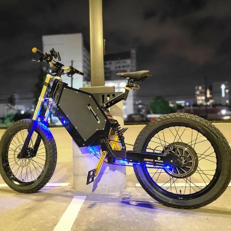 Ücretsiz kargo elektrikli bisikletler yetişkinler için iki tekerlekler 3000w 72 Volt elektrikli bisiklet karbon güçlü dayanıklı elektrikli bisiklet