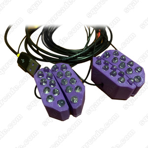 USBワイヤードアーケードライトガン4 LED赤外線センサー撮影機200インチコンピュータゲームモニターに適したアクセサリー - Product Image 3