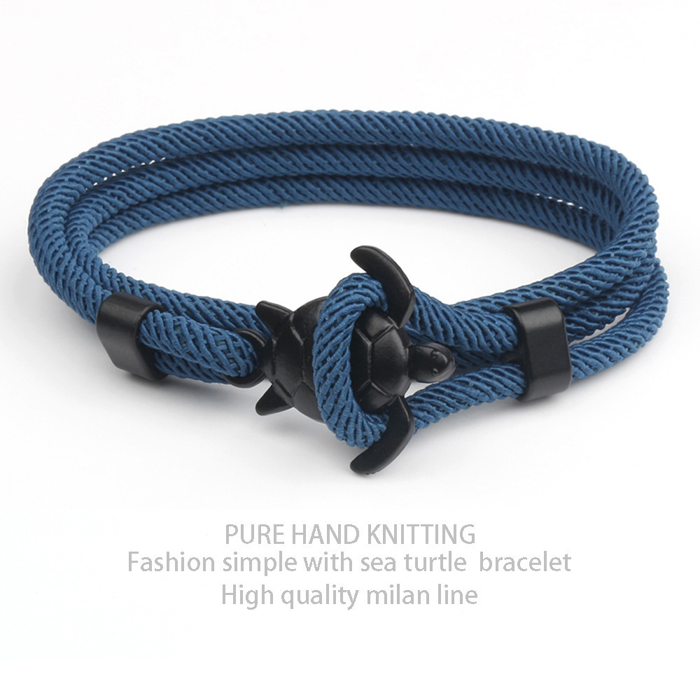Blue and green rope turtle