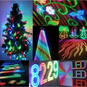 Wasserdichtes IP68 Voll farbiges DC5V Ucs1903 Werbung Ws2811 Ws2812b Smart Led Point Pixel Modul 12mm RGB LED Lichterketten - Product Image 5