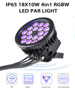 IP65 açık Par ışık 18x10W RGBW 4in1 Led etkisi sahne işık Dmx disko parti ışıkları düğün olay için - Product Image 2