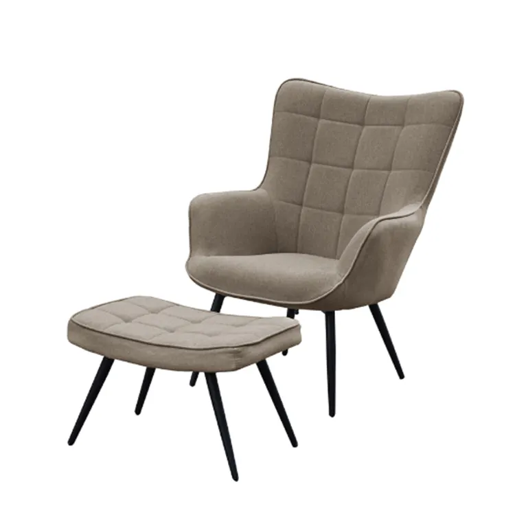 القماش أريكة النمر البراز كرسي مريح شرفة الترفيه عالية الظهر تصميم غرفة المعيشة كرسي