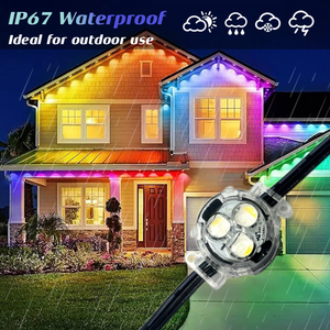 Luce impermeabile natale LED IP67 Pixel luce esterna punto permanente controllo intelligente - Product Image 3