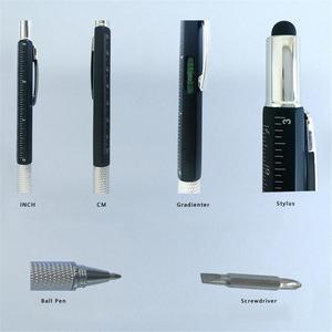 Многофункциональная ручка 6 в 1 с отверткой и линейкой - Product Image 5