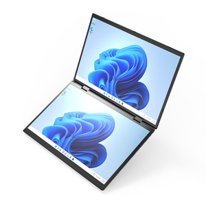 E140D Logotipo personalizado Doble pantalla táctil de 14 pulgadas 2 en 1 Tablet Yoga Computer PC Nuevo IPS Business Laptop con doble pantalla táctil - Product Image 1