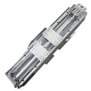 T-shaped <strong>Double</strong> Linkage Ball Screw Sliding Table Module Retractable End Milling Heavy Duty <strong>Guide</strong> Suit PLC <strong>Linear</strong> <strong>Rail</strong> New Used