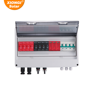XIONGISOLAR IP65 DCコンバイナーボックス屋外防水4入力1出力1000Vソーラーサージ雷保護 - Product Image 1