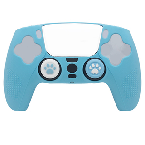 <strong>Custom</strong> Pink Cat Paw Silicone PS5 <strong>Controller</strong> Skins Protective Case Dust <strong>Shell</strong> Rubber PS5 Gaming <strong>Controller</strong> Cover