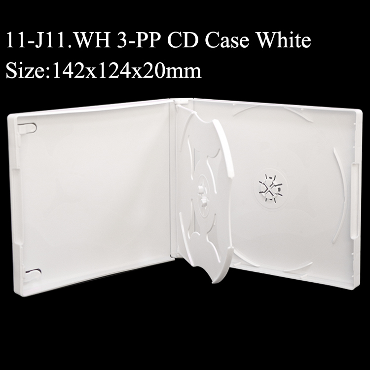 J11:20mm 2-PP Estuche CD Blanco