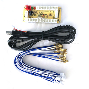 Juego de arcade para juegos de pc, controlador usb codificador, 6 botones para piezas de joystick, 1 jugador