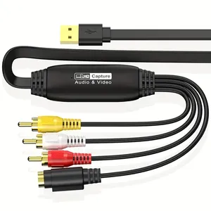 Video <strong>Capture</strong> USB 2.0 <strong>Capture</strong> <strong>Card</strong>, Drive-free AV Signal <strong>Capture</strong> Data Collector ,USB To RCA Cable - Product Image 6