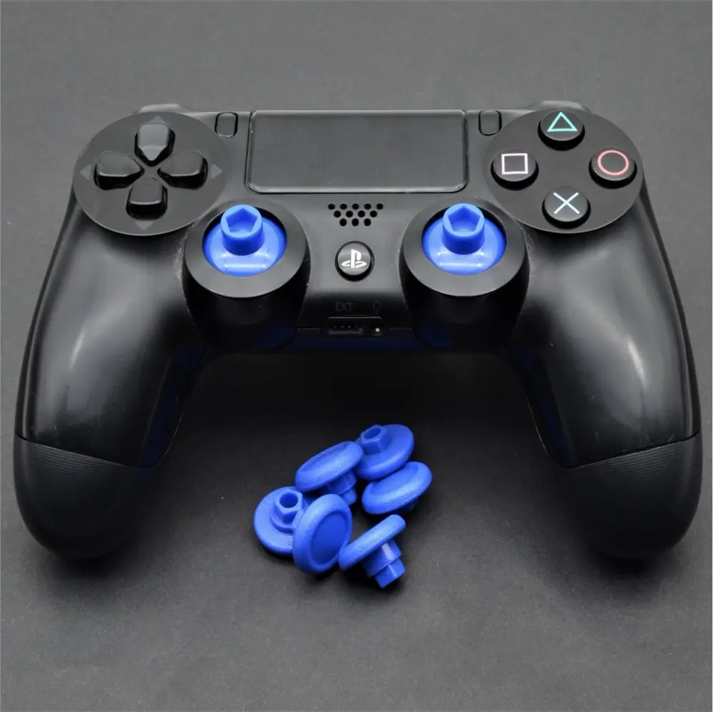 8 adet/grup çıkarılabilir silikon Analog başparmak sopa düğme kavrama için PlayStation4/PS4 ince/Xbox bir Gamepad denetleyici kapak