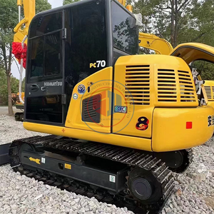 Mini Digger KOMATSU pc70 máy xúc 7 tấn thủy lực máy xúc bánh xích với Cummins động cơ sử dụng KOMATSU PC70-8 máy xúc để bán - Product Image 1