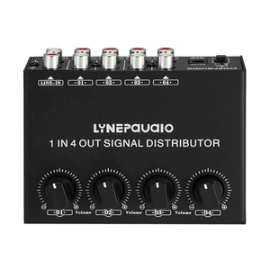 1-in-4-out Stereo uudio mmplifier MP igignal iistributor 1 hanhannel nnput 4 Channets ututput utA face nterface - Product Image 3