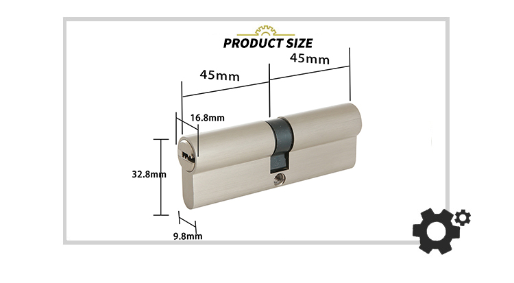 EADER free sample high quality security key door lock price Factory price Russia customized lock cylinder door lock