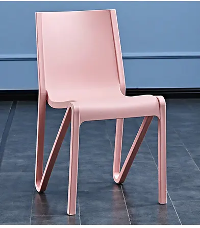 Chaise moderne en polypropylène, chaise d'extérieur en plastique pour café, salle à manger, cuisine