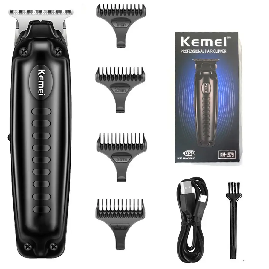 Kemei barbiere ricaricabile taglio capelli Trimmer km-1579 Cordless professionale tagliacapelli per gli uomini taglio capelli macchina prezzo