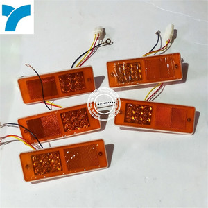 Tek renk yuvarlak Led Stop dönüş kuyruk işık Back-up ters kamyon römork RV - Product Image 1