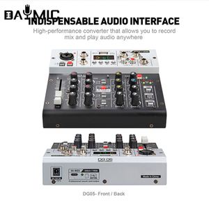 OEM <strong>Audio</strong> Mixer 24bit 192K Professional Sound Card Studio <strong>Audio</strong> <strong>Interface</strong> With BT 5.0 Mixing Console - Product Image 2