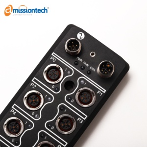Amsone Custom Bayonet Snap Locking 8 Port Connection IO-Link Hub Slave Block Profitnet Ethercat for Automation Package Equipment - Product Image 3
