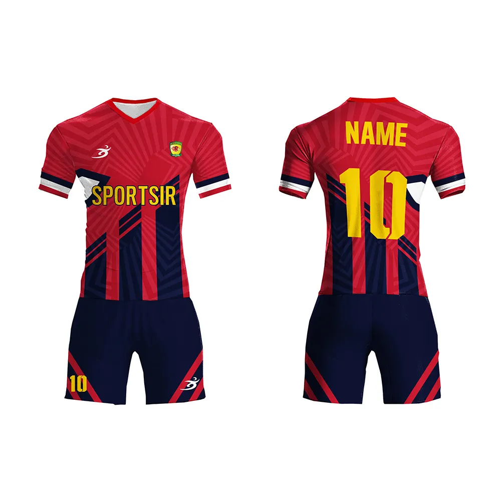 Equipación de fútbol personalizada con estampado OEM, B2Factory uniforme de fútbol, ropa de equipo, ropa, camisetas de club de fútbol, nuevo diseño, n. ° 1