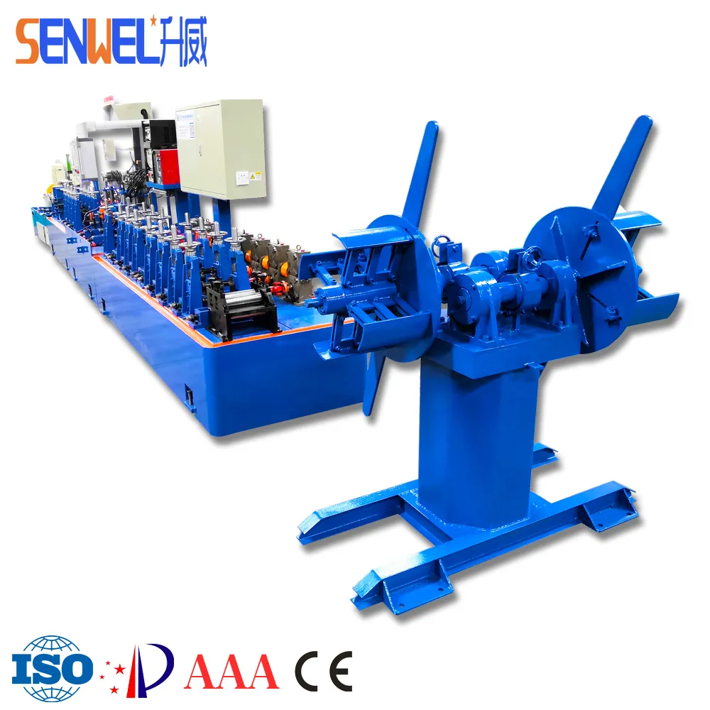 SENWEL Full-automatic Decorative Tube Production Line Steel Pipe Equipment Manufacture pipe welding machine