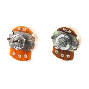 Wha2 potes de áudio 15mm 18mm, eixo e controle de volume e tom a500k b500k a250k b250k potenciômetro de guitarra 500k 250k