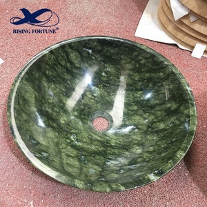 现代意大利风格大理石圆形卫生间台面水槽，用于酒店浴室洗手盆