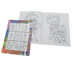 免费样品定制廉价彩色书籍和蜡笔独角兽儿童彩色书籍印刷 - Product Image 6