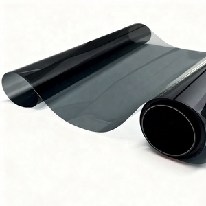 Araba pencere tonu filmi UV koruma isı yalıtım güneş filmi 21% 28% VLT siyah araba pencere filmi rulo - Product Image 6