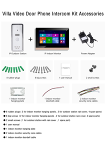 Superior Quality Easy to <strong>Install</strong> and Operate Hot Sale Item Video <strong>Intercom</strong> <strong>System</strong> 2 Wires Video Door Phone IP Door Entry <strong>System</strong> - Product Image 2