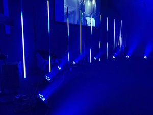 Тонкий программируемый светодиодный фонарь 24 В DMX512 с беспроводным управлением и алюминиевым корпусом - Product Image 3