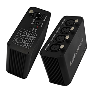 RJ45 до 4 xlr M/F Trans Audio/DMX в Netstream 4-канальный XLR NetStream Extender - Product Image 1