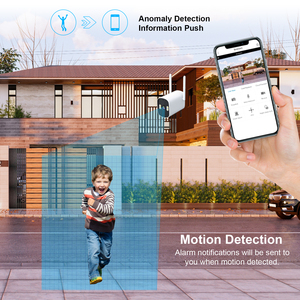Cámara DE SEGURIDAD WiFi inteligente para exteriores de 8MP con kit de sistema de cámara LCD de 10,1 pulgadas 4CH NVR que incluye función de visión nocturna - Product Image 4